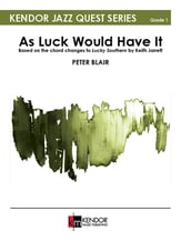As Luck Would Have It Jazz Ensemble sheet music cover